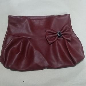 New Maroon Purse / Handbag / Shoulder Bag 12" x 10